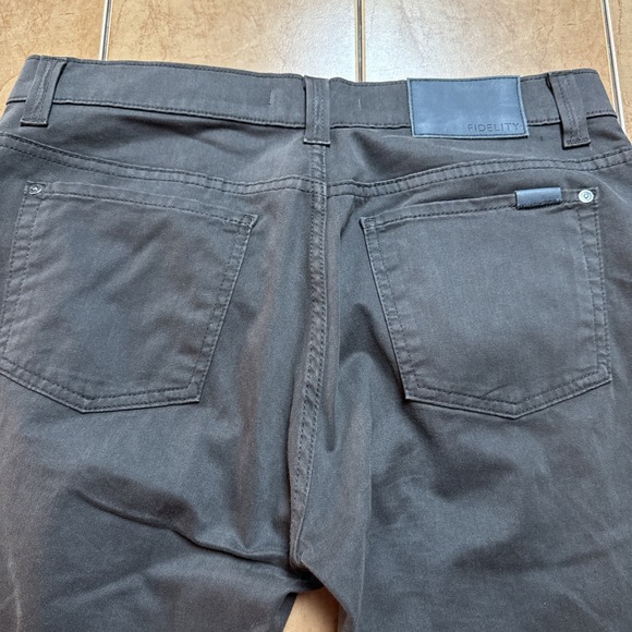 Fidelity Jeans Mens Sz 34 x 34 Brown Havana Twill Soft Denim Modal Blend pants - Picture 7 of 12